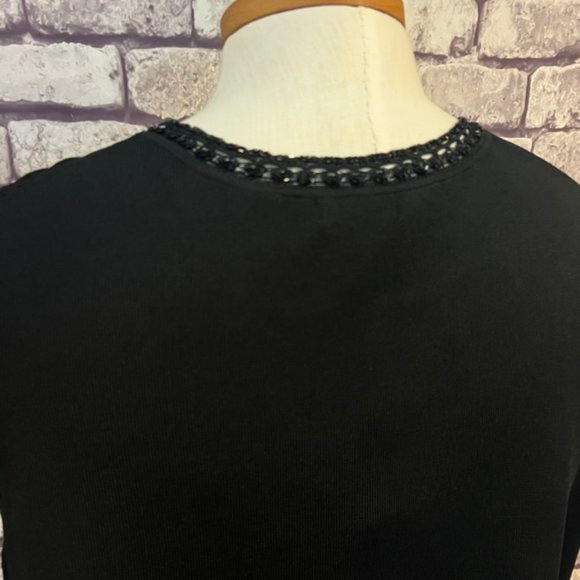 Grace Dane Lewis NWT Black Sleeveless Blouse Size 3X - Picture 7 of 9